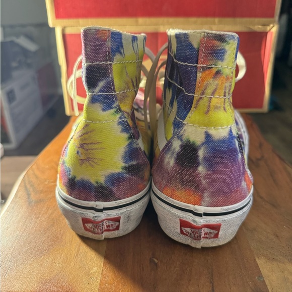 Brand new men’s vans size 13 sk8 hi canvas tie dye - Picture 4 of 5
